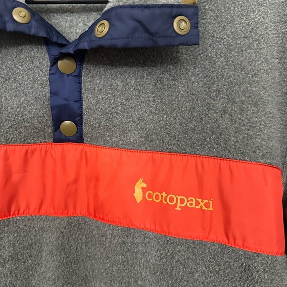 Cotopaxi TECA snap fleece pullover men’s medium volcanic action gray - Picture 3 of 6